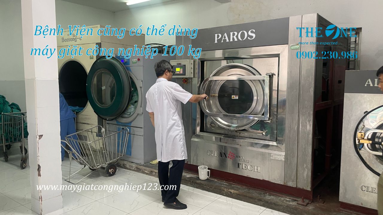 Bệnh Viện cũng có thể dùng máy giặt công nghiệp 100 kg Bệnh Viện cũng có thể dùng máy giặt công nghiệp 100 kg